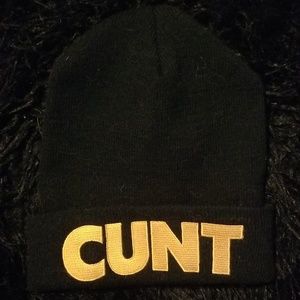 J* CUNT beanie